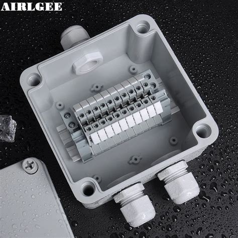 2 piece cable junction box split in half|weatherproof electrical connection box.